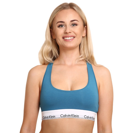 Γυναικείο σουτιέν Calvin Klein μπλε (F3785E-CX3)