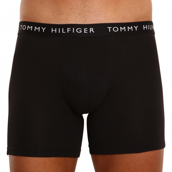 3PACK ανδρικό σορτς μποξεράκι Tommy Hilfiger μαύρο (UM0UM02204 0TE)