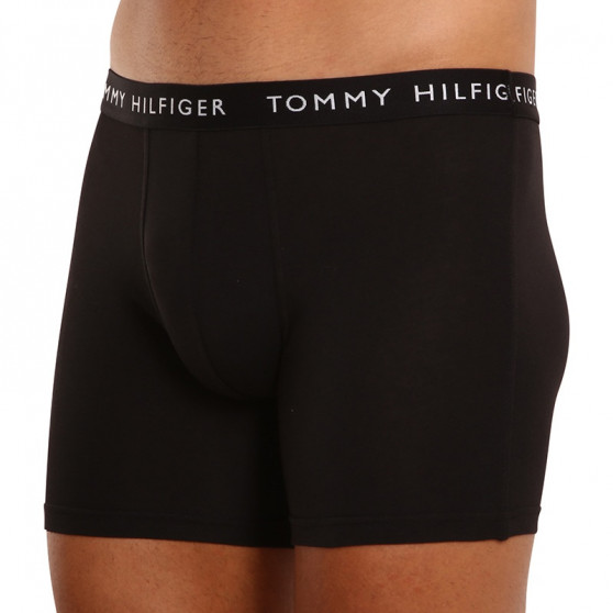 3PACK ανδρικό σορτς μποξεράκι Tommy Hilfiger μαύρο (UM0UM02204 0TE)