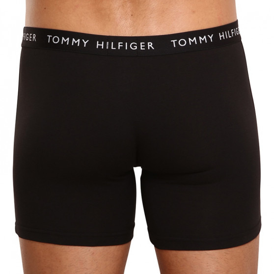 3PACK ανδρικό σορτς μποξεράκι Tommy Hilfiger μαύρο (UM0UM02204 0TE)