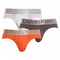 3PACK ανδρικό σλιπ Calvin Klein πολύχρωμο (NB3129A-13D)