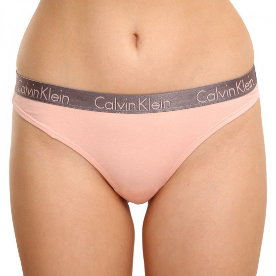 3PACK γυναικείο στρινγκ Calvin Klein πολύχρωμο (QD3560E-1CZ)