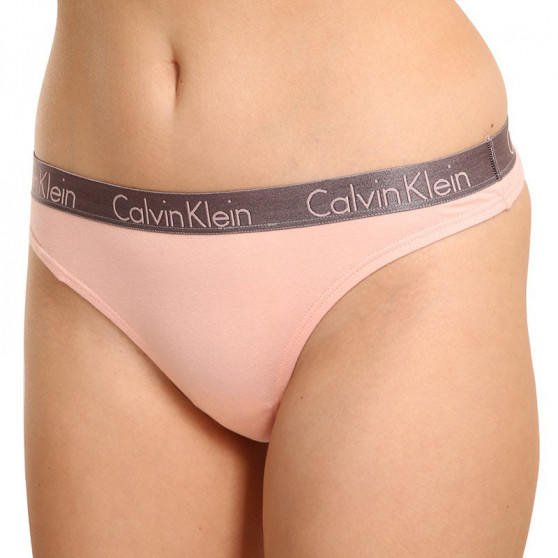 3PACK γυναικείο στρινγκ Calvin Klein πολύχρωμο (QD3560E-1CZ)