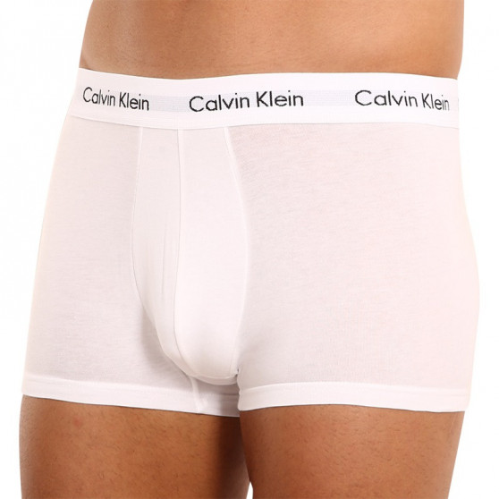 3PACK ανδρικό σορτς μποξεράκι Calvin Klein λευκό (U2664G-100)