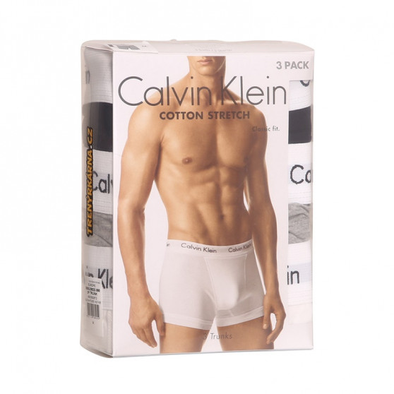 3PACK ανδρικό σορτς μποξεράκι Calvin Klein πολύχρωμο (U2662G-998)