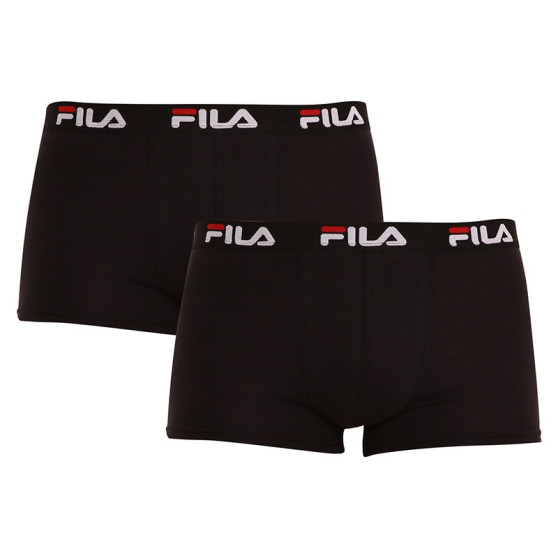 2PACK ανδρικό σορτς μποξεράκι Fila μαύρο (FU5141/2-200)