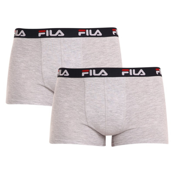 2PACK ανδρικό σορτς μποξεράκι Fila γκρι (FU5142/2-400)