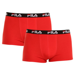 2PACK ανδρικό σορτσάκι μποξεράκι Fila κόκκινο (FU5141/2-118)