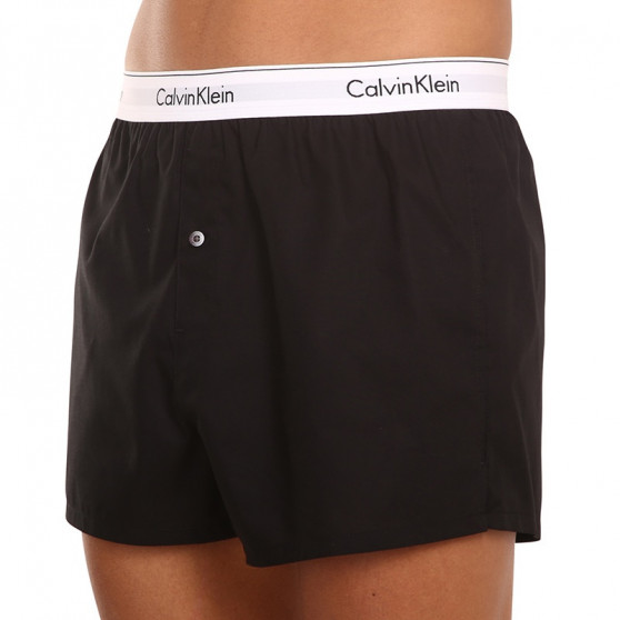 2PACK ανδρικό σορτς Calvin Klein μαύρο (NB1396A-001)