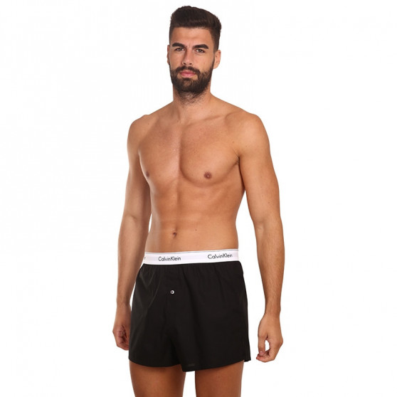 2PACK ανδρικό σορτς Calvin Klein μαύρο (NB1396A-001)