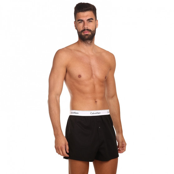 2PACK ανδρικό σορτς Calvin Klein μαύρο (NB1396A-001)