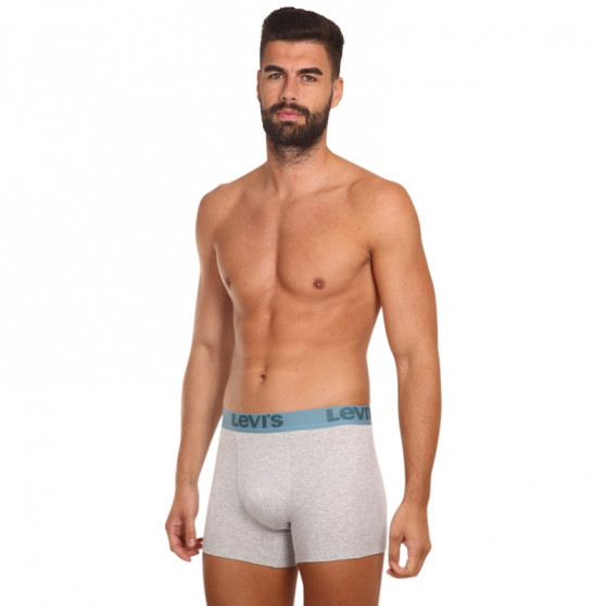 3PACK ανδρικό σορτς μποξεράκι Levis γκρι (905045001 015)