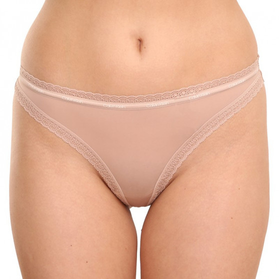 3PACK γυναικείο στρινγκ Calvin Klein πολύχρωμο (QD3802E-FIY)