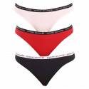 3PACK γυναικείο εσώρουχο Tommy Hilfiger πολύχρωμο (UW0UW02828 0WS)