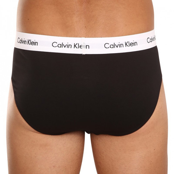 3PACK ανδρικό σλιπ Calvin Klein μαύρο (U2661G-001)