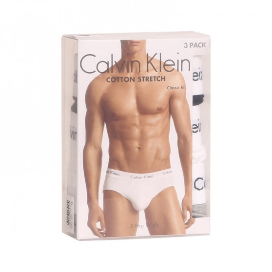 3PACK ανδρικό σλιπ Calvin Klein πολύχρωμο (U2661G-998)