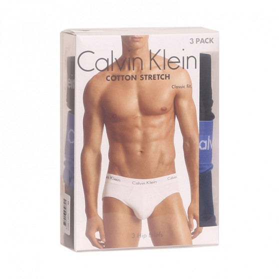 3PACK ανδρικό σλιπ Calvin Klein πολύχρωμο (U2661G-4KU)