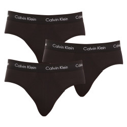 3PACK ανδρικό σλιπ Calvin Klein μαύρο (U2661G-XWB)