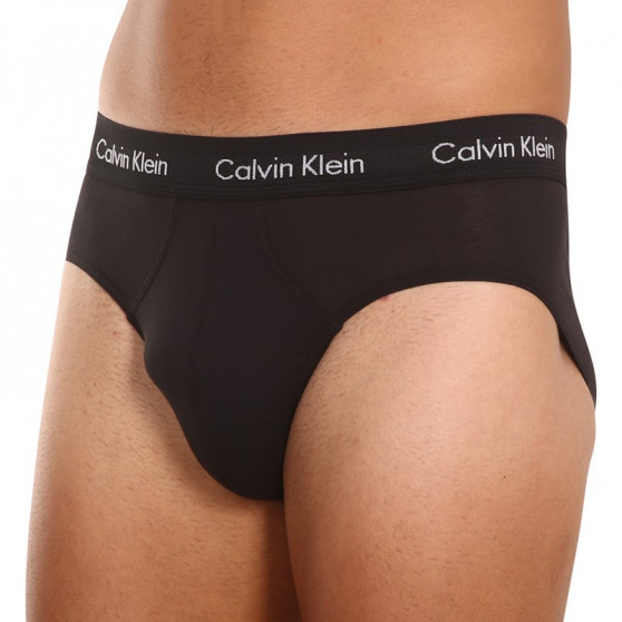 3PACK ανδρικό σλιπ Calvin Klein μαύρο (U2661G-XWB)