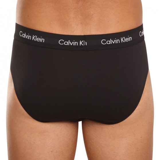 3PACK ανδρικό σλιπ Calvin Klein μαύρο (U2661G-XWB)