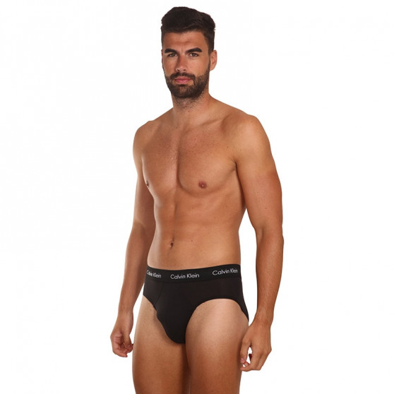 3PACK ανδρικό σλιπ Calvin Klein μαύρο (U2661G-XWB)