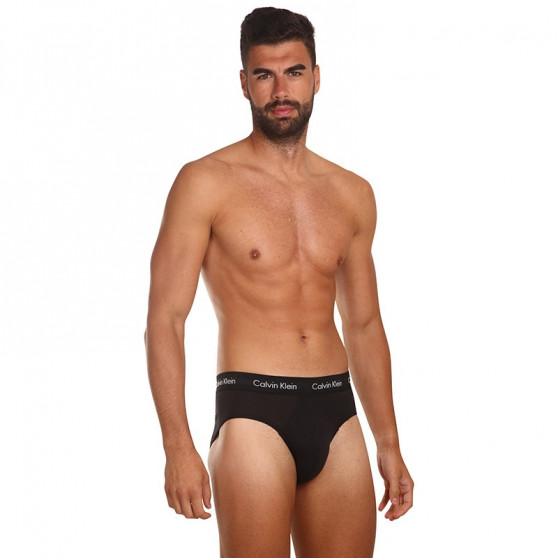 3PACK ανδρικό σλιπ Calvin Klein μαύρο (U2661G-XWB)