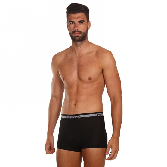 3PACK ανδρικό σορτς μποξεράκι Calvin Klein μαύρο (NB1799A-001)