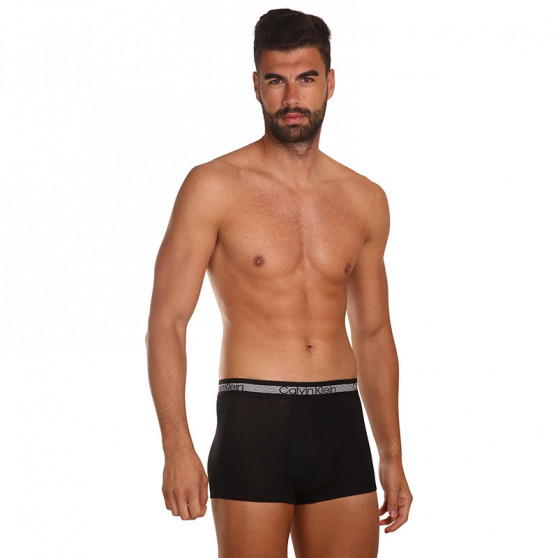 3PACK ανδρικό σορτς μποξεράκι Calvin Klein μαύρο (NB1799A-001)