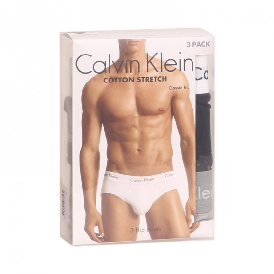 3PACK ανδρικό σλιπ Calvin Klein πολύχρωμο (U2661G-YKS)