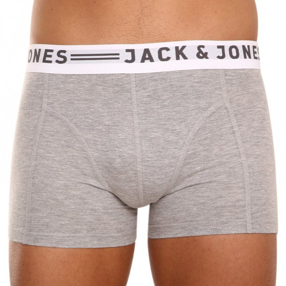 3PACK ανδρικό σορτς μποξεράκι Jack and Jones πολύχρωμο (12081832 - light grey)