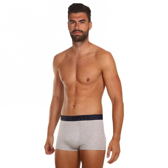 3PACK ανδρικό σορτς μποξεράκι Levis γκρι (905042001 015)