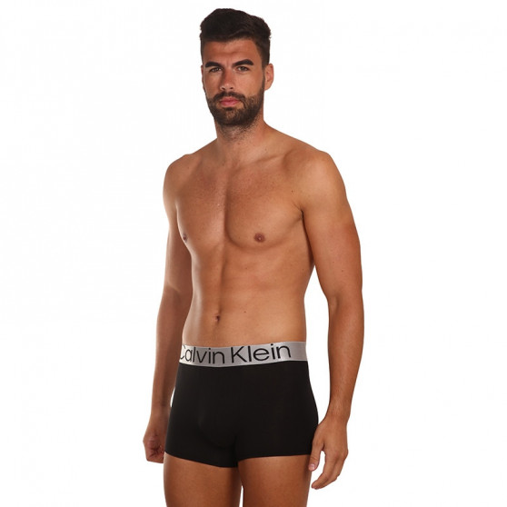 3PACK ανδρικό σορτς μποξεράκι Calvin Klein μαύρο (NB3130A-7V1)