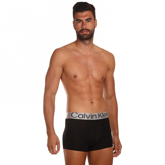 3PACK ανδρικό σορτς μποξεράκι Calvin Klein μαύρο (NB3130A-7V1)