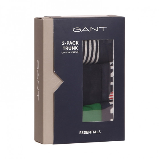 3PACK ανδρικό σορτς μποξεράκι Gant πολύχρωμο (902213053-094)