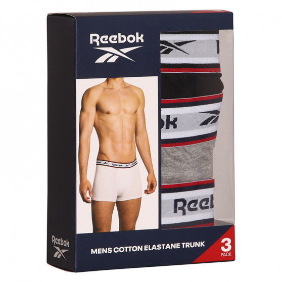 3PACK ανδρικό σορτς μποξεράκι Reebok Barlow πολύχρωμο (U5_C8265_RBK_S3PKB)