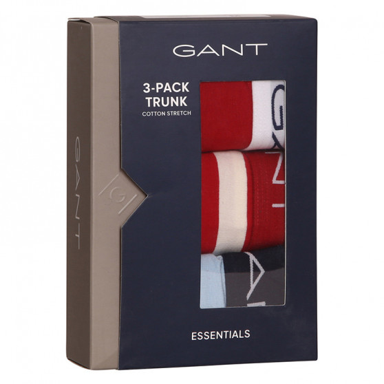 3PACK ανδρικό σορτς μποξεράκι Gant πολύχρωμο (902223303-630)