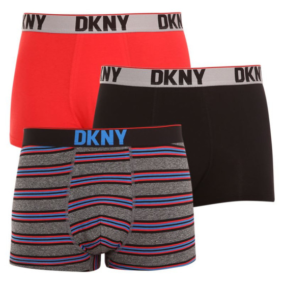 3PACK Ανδρικό σορτς μποξεράκι DKNY Elkins πολύχρωμο (U5_6659_DKY_3PKA)