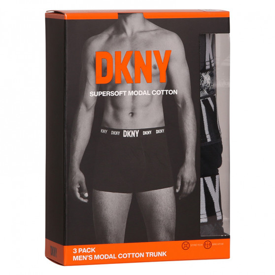 3PACK ανδρικό σορτς μποξεράκι DKNY Ashland πολύχρωμο (U5_6668_DKY_3PKA)