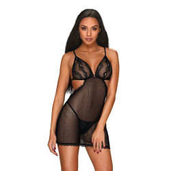 Γυναικείο σετ Obsessive μαύρο (Millagro chemise)