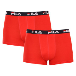 2PACK ανδρικό σορτσάκι μποξεράκι Fila κόκκινο (FU5142/2-118)