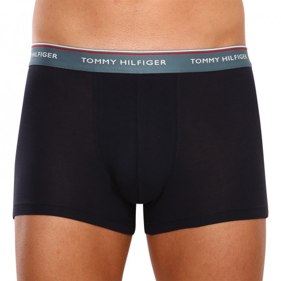 3PACK ανδρικό σορτς μποξεράκι Tommy Hilfiger σκούρο μπλε (UM0UM01642 0SN)