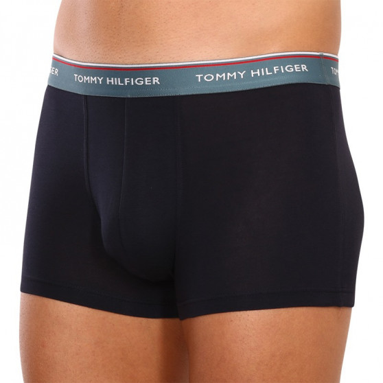 3PACK ανδρικό σορτς μποξεράκι Tommy Hilfiger σκούρο μπλε (UM0UM01642 0SN)