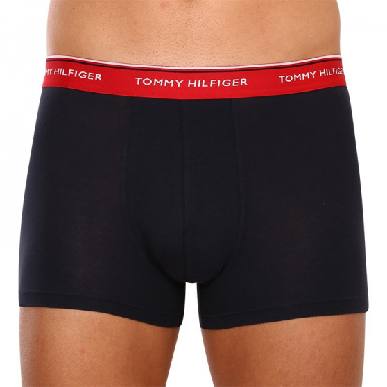 3PACK ανδρικό σορτς μποξεράκι Tommy Hilfiger σκούρο μπλε (UM0UM01642 0SN)