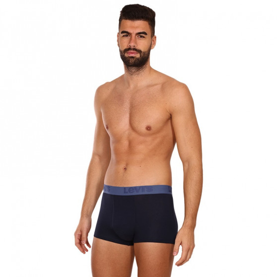 3PACK ανδρικό σορτς μποξεράκι Levis μαύρο (905042001 017)