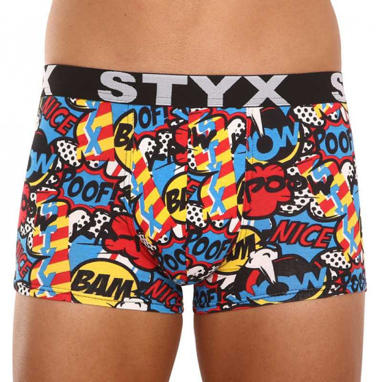 5PACK ανδρικό σορτς μποξεράκι Styx art sports λάστιχο πολύχρωμο (G85052535759)