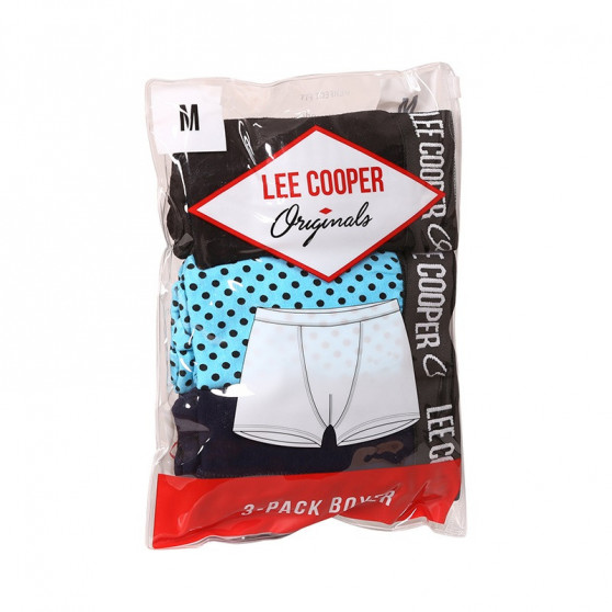 3PACK ανδρικό σορτς μποξεράκι Lee Cooper πολύχρωμο (LCUBOX3P4-1946712)