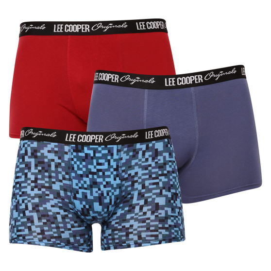 3PACK ανδρικό σορτς μποξεράκι Lee Cooper πολύχρωμο (LCUBOX3P2-1946710)