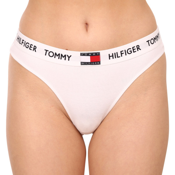 Γυναικείο στρινγκ Tommy Hilfiger λευκό (UW0UW02198 YCD)