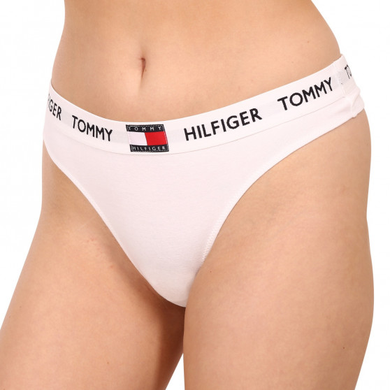 Γυναικείο στρινγκ Tommy Hilfiger λευκό (UW0UW02198 YCD)