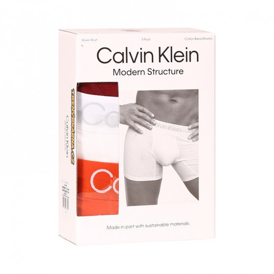 3PACK ανδρικό σορτς μποξεράκι Calvin Klein πολύχρωμο (NB2971A-6IN)